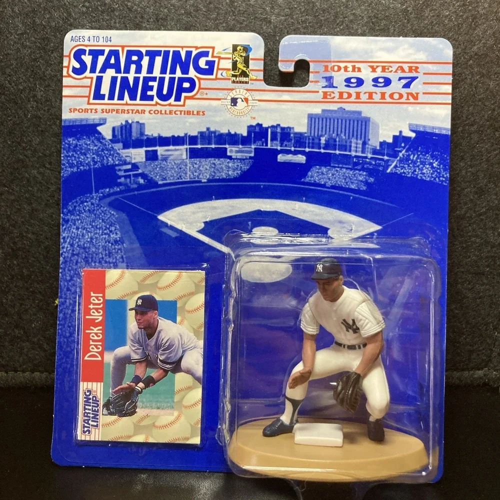 1997 Starting Lineup Derek Jeter New York Yankees 10th Year Edition